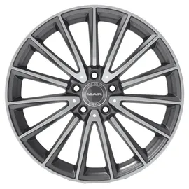 MAK Komet 7.5x17 ET48 - LK5/112 ML66.6 Alufelge grau