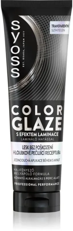 Syoss Intense Glaze Color Tönung-Haarfarbe für höheren Glanz Farbton Transparent 130 ml