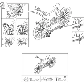 Menabo Chrono 000123000000 Fahrradhalter Dachträger
