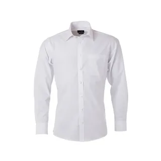 Langarm Hemd "JN678" - M - white