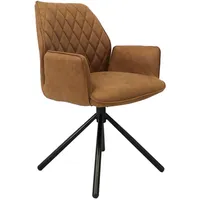 MID.YOU Armlehnstuhl Donny ca. 58x92 cm Cognac