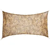 vidaXL Tarnnetz mit Aufbewahrungstasche 816x520 cm Sandfarbe