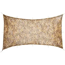 vidaXL Tarnnetz mit Aufbewahrungstasche 816x520 cm Sandfarbe