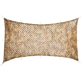 vidaXL Tarnnetz mit Aufbewahrungstasche 816x520 cm Sandfarbe