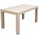 JVmoebel Esstisch 90 x 90 x 160 cm beige
