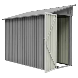 rolipo Gerätehaus 1,24 x 1,92 m Grau