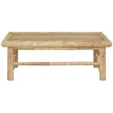 vidaXL Gartentisch 65 x 65 x 30 cm Braun/Weiß