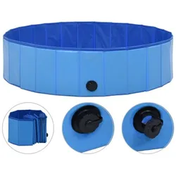 VidaXL Hunde-Pool blau 1,2 m, 30 cm