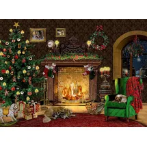Coppenrath Verlag A4-Wand-Adventskalender Kaminzimmer