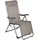 Mobili Rebecca Liegestuhl Zero Gravity 113 x 66 x 104 cm Beige/Dunkelgrau