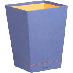 Rhodiarama Papierkorb aus Kunstleder, 27x27x32cm - Saphir 318828C