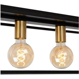 LUCIDE Ruben 4 E27 schwarz/gold