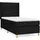 vidaXL Boxspringbett 100 x 200 cm Schwarz
