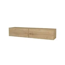 moebel17 Aristo TV-Lowboard 135 x 25 x 31,6 cm Beige/Braun Holz