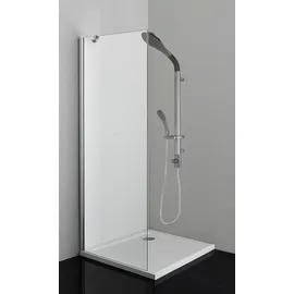 SANOTECHNIK "Sanoflex »Young«, grau (chromfarben), B:105cm H:195cm, Duschwände, Glas