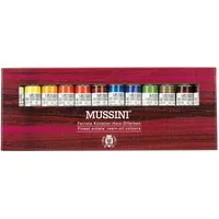 Schmincke Mussini Ölfarbe, Kartonset, 12 x 15 ml Tuben