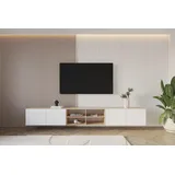 altdecor Elio Lowboard 300 cm Weiß/Holzwerkstoff