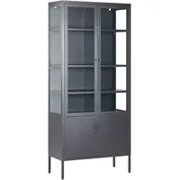 Beliani Vitrine Oxted 80 x 180 x 35 cm)