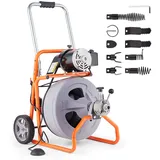 Vevor Rohrreinigungsmaschine 23 m x 1,27 cm