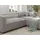 best mobilier ELA– 4-Sitzer Ecksofa rechts – cordsamt – 4-sitzer – moderner Stil Hellgrau