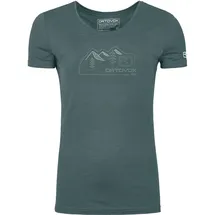 Ortovox 150 Cool Vintage Badge T-Shirt dark arctic grey