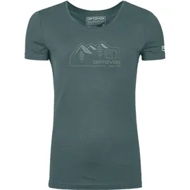 Ortovox 150 Cool Vintage Badge T-Shirt dark arctic grey