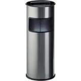 Wesco Kombiascher Ø270xH640mm neusilber rd.Stahlbl.WESCO