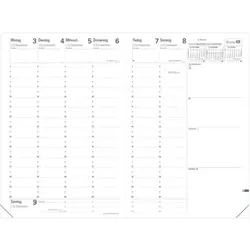Buchkalender Minister 16x24cm Luna Leder Maulwurf 2024