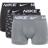 Nike Herren, Unterhosen, »TRUNK 3PK«, (3 St.), grau