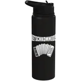 Akkordeon Mann Quetschkommode Handharmonika Spruch Akkordeon Stainless Steel Insulated Water Bottle