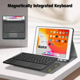 Fintie Tastatur Hülle für iPad (9. / 8. und 7. Generation - 2021/2020/2019) Space Grau