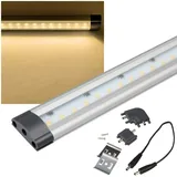 ChiliTec LED Küchenleuchte 80cm 9watt 680 Lumen Alu Gehäuse Neutralweiß