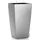 LECHUZA Cubico 30 29,5 x 29,5 x 56,5 cm Silber