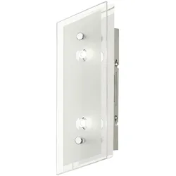 LED Decken Leuchte Ess Zimmer Dielen Strahler Wand Chrom Lampe Glas Schirm  9740025-2