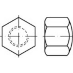 Toolcraft, Muttern + Unterlegscheiben, Sechskant-Hutmuttern (M4)