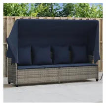 vidaXL Sonnenliege 368360 200 x 70 x 30 cm Grau