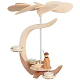 Seiffener Volkskunst eG Seiffener Volkskunst Pyramide C-Form Schäfer Höhe 30 cm