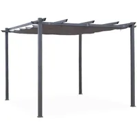 Sweeek Pergola aus Aluminium - 3 x 3 m