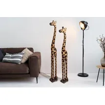 Woru Holz-Giraffe Deko-Giraffe, Grösse:ca. 150 cm – Naturbelassen