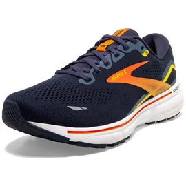 Brooks Ghost 15 Sneaker, Peacoat Red Yellow, 41