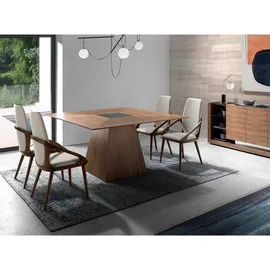 ac angel cerda 1079 150 x 79 x 150 cm Walnuss/schwarz
