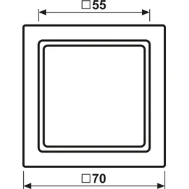 Jung Zwischenrahmen aws zur Montage LS 961 Z5 WW