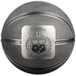 3D-Silber-Kugelmünze "Basketball" aus Feinsilber!
