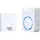 m-e modern-electronics 41491 Steckdose Bewegungsmelder 120°, Weiß IP54