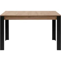 CaliCosy Ausziehtisch 80 x 75 x 80 cm braun/schwarz