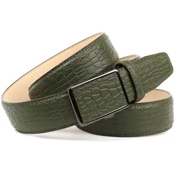 Ledergürtel ANTHONI CROWN, Damen, Gr. 100, grün, Rindsleder, casual, Gürtel, Automatik Schließe