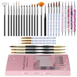 Professionelle Nagel Pinsel Set (N31 Black)