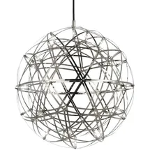 s.luce Atom 1-flg. Ø 50 cm rund Chrom