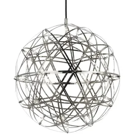 s.luce Atom 1-flg. Ø 50 cm rund Chrom