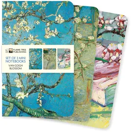 Flame Tree Gift Notizbuch Mini-Notizbücher 3er-Pack Blüten